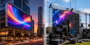 Fixed vs. rental LED display comparison